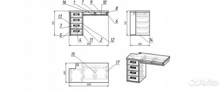 Проектирование мебели в Базис Мебельщик