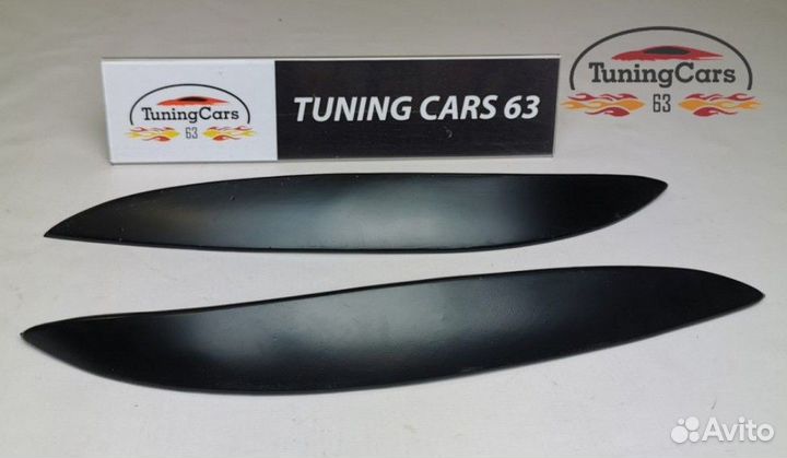 Реснички на фары KIA Spectra F 1