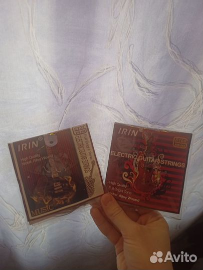 Струны для электро гитары Irin