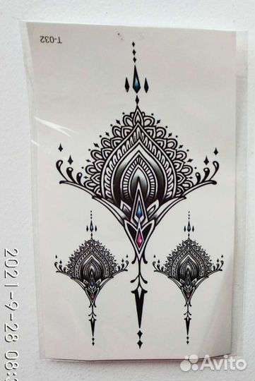 Тату переводные