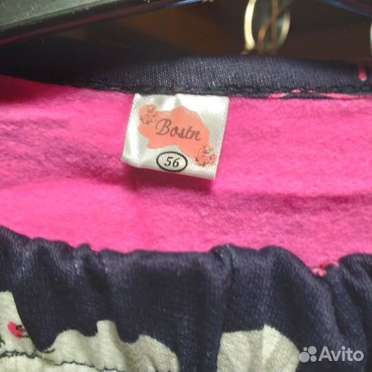 Пижама женская теплая 56р