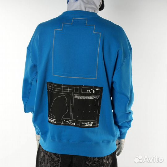 Свитшот cavempt синий