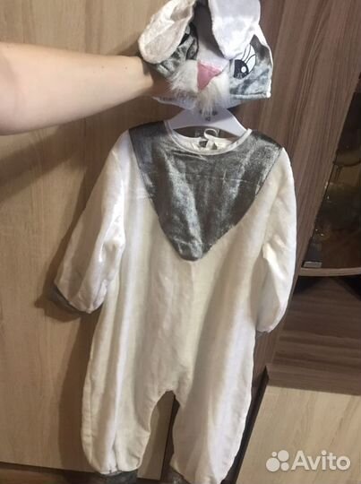 Прокат Аренда, Новогодний костюм, зайчик, дед моро