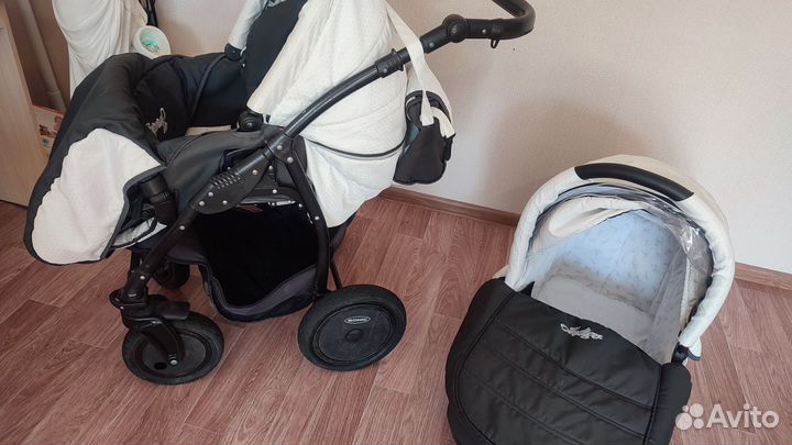 Коляска 2 в 1, хипсит, автолюлька