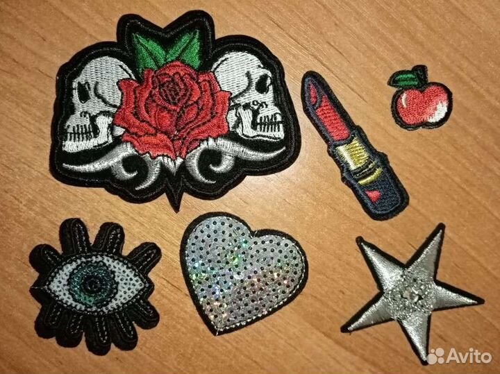 Бисер, бусины, скрапбукинг, нашивки