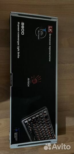 Игровая механическая клавиатура A4Tech Bloody B800