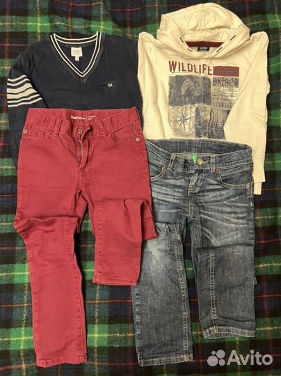 Пакет брендовых вещей на мальчика 7-8 лет