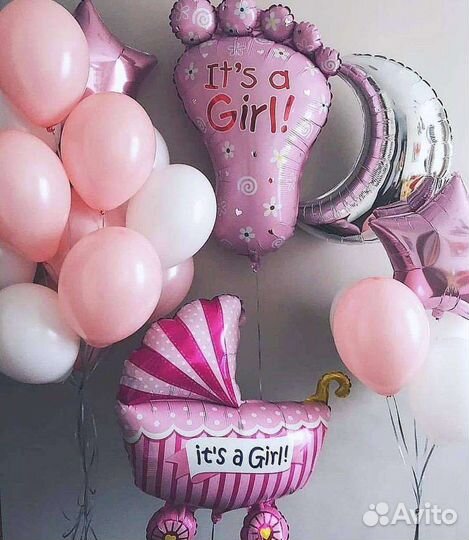 Гелиевые воздушные шары, цифры