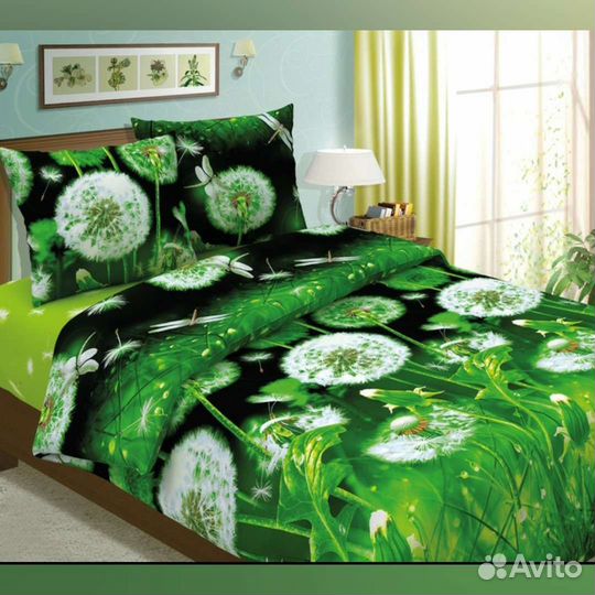 Постельное белье евро простынь на резинке