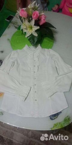 Блузка для девочки школа р 122-128