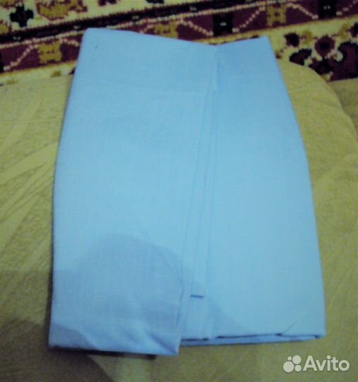 Отрез ткани новый СССР голубой 2,8м х 90см 100руб