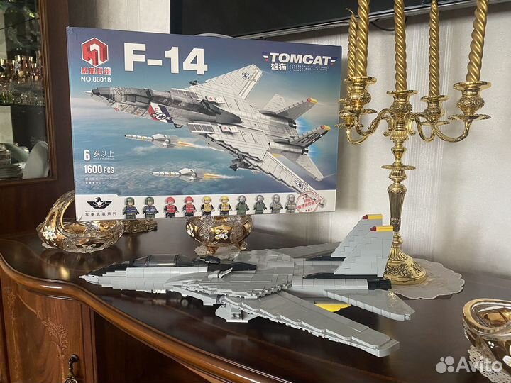 Истребитель f14 tomcat лего