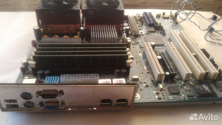 Серверная материнская плата SE7320EP2 s604 DP