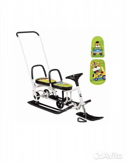 Снегокат с колесами