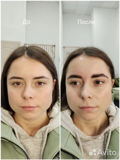 Модель на брови