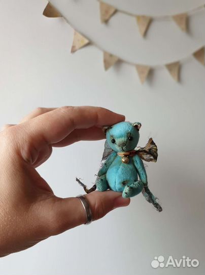 Мини мишка брошь