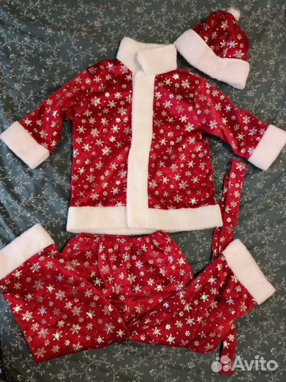 Костюм деда мороза, морозика 116-122, 5-6л