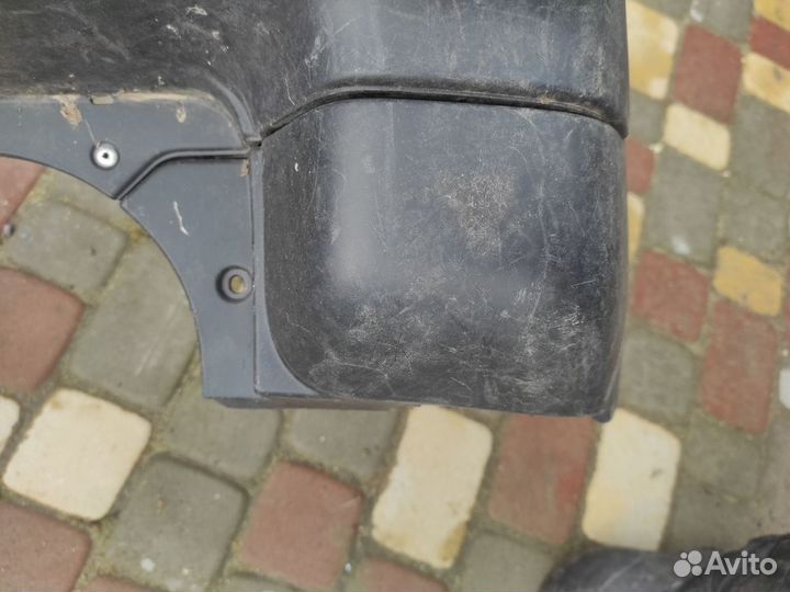 Бампер задний левый Citroen Berlingo 2 2008-2015