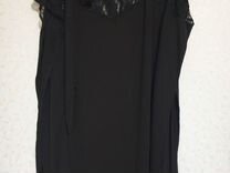Платье туника 55-56-58 размер черное