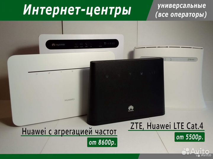 Интернет в дом: 4G модем / антенна / Wi-Fi роутер