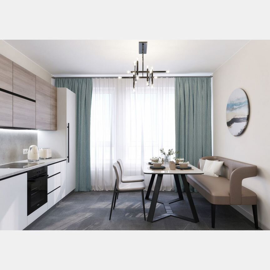 1-к. квартира, 39,5 м², 21/22 эт.