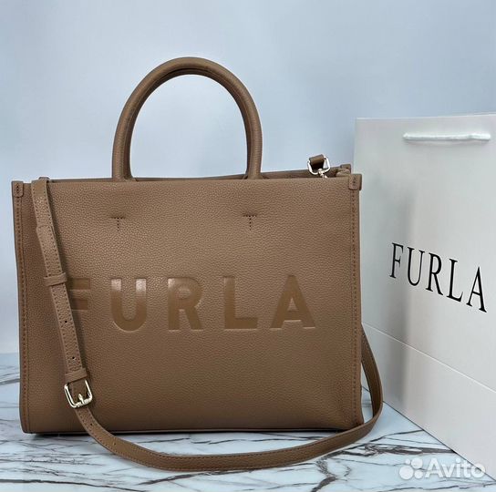 Сумка натуральная кожа furla