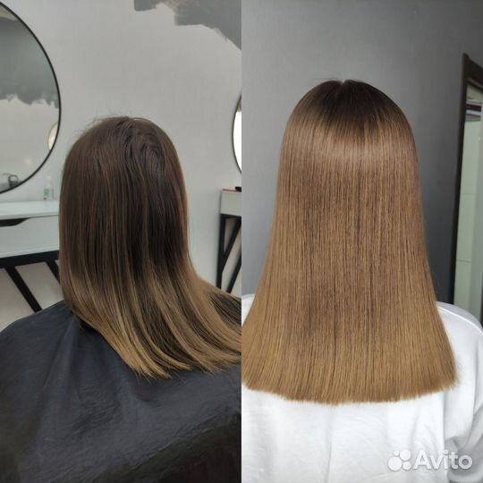 Кератиновое выпрямление, ботокс для волос