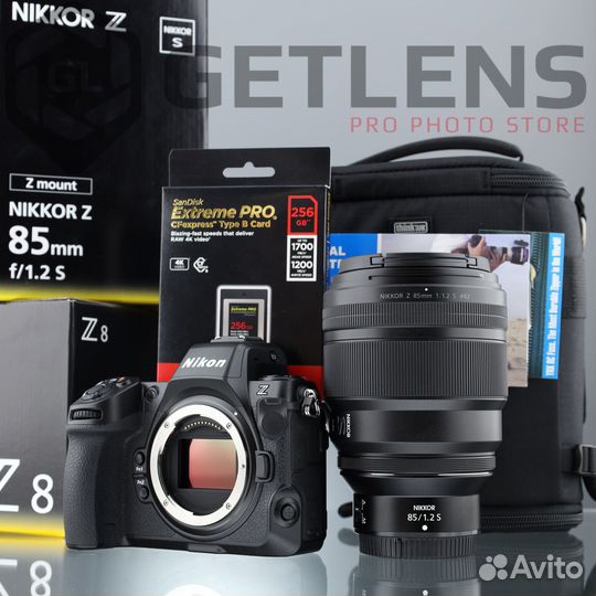 Nikon Z8 + Z 85 1.2 + SanDisk 256GB + Holster