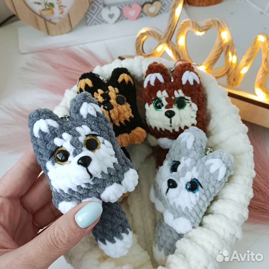 Брелок плюшевый