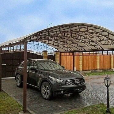 Навес из металла под ключ