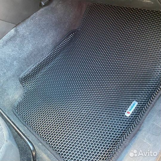 Коврики EVA 3Д на Гранд Витара черный+черный