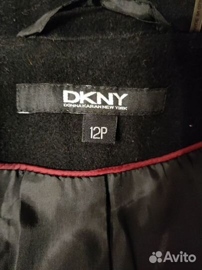 Dkny Шикарное шерстяное пальто 44-46р р