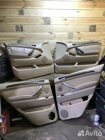 Дверные карты комплект Bmw X5 e53 4.4 m62tu