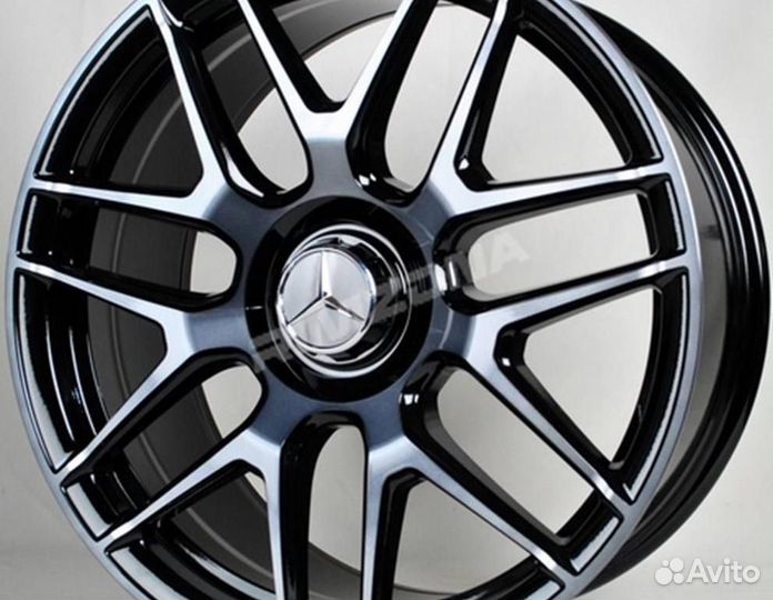 Литой диск в стиле Mercedes R19 5x112. Разные диза