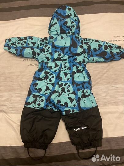 Зимний комбинезон 80 86 для мальчика