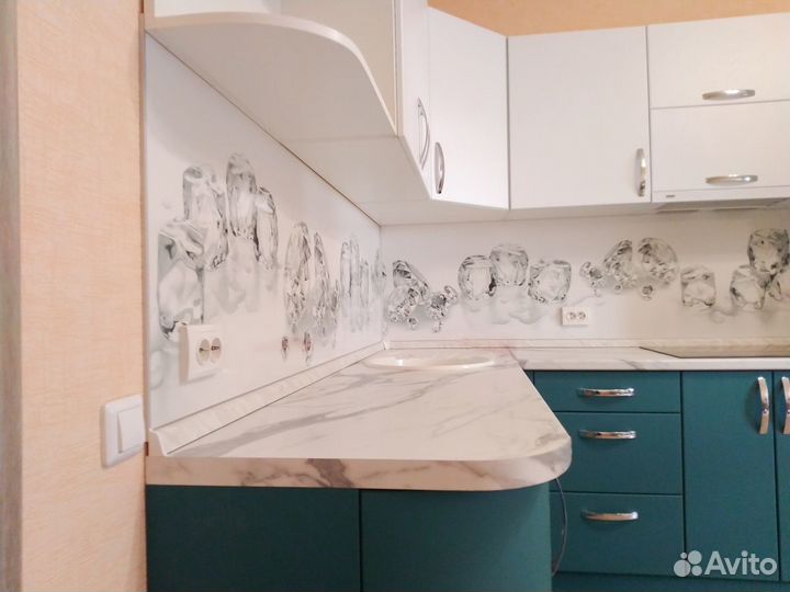 Кухонный гарнитур. Угловая кухня глянец ксп:15697