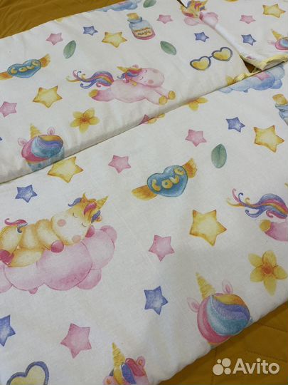 Бортики на детскую кроватку