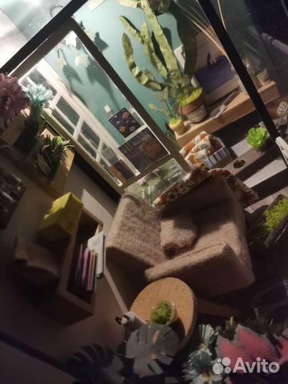 Макет комнаты с подсветкой