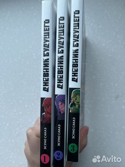 Манга Дневник будущего 3 тома