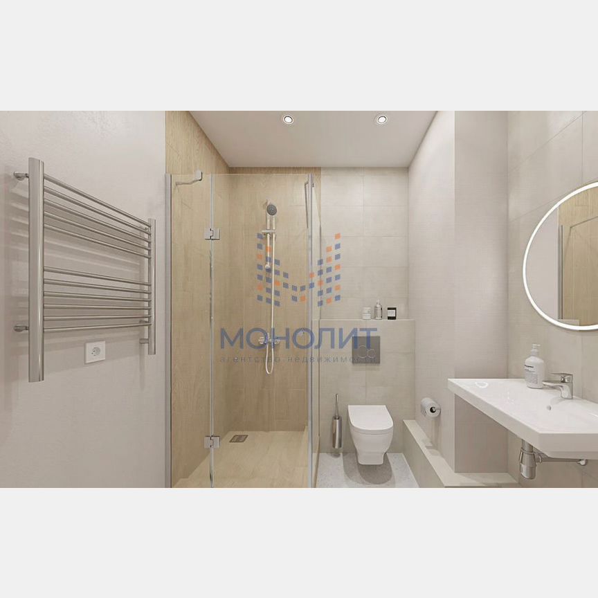 3-к. квартира, 53,4 м², 8/9 эт.