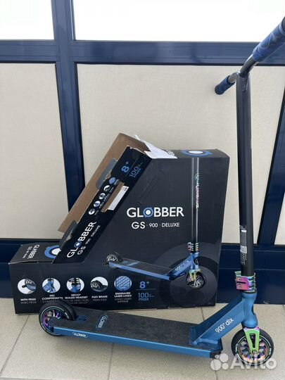 Трюковой самокат glober gs 900 delux