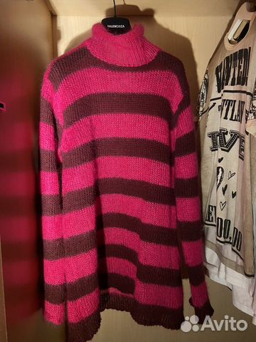 Maison Margiela stripped mohair sweater объявление продам
