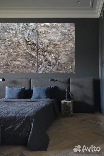 Интерьерная картина текстурная