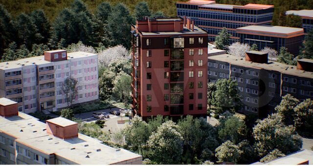 2-к. квартира, 67,7 м², 6/9 эт.