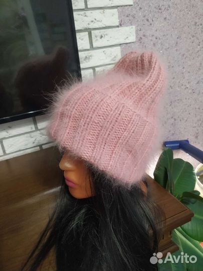 Шапка из пуха норки