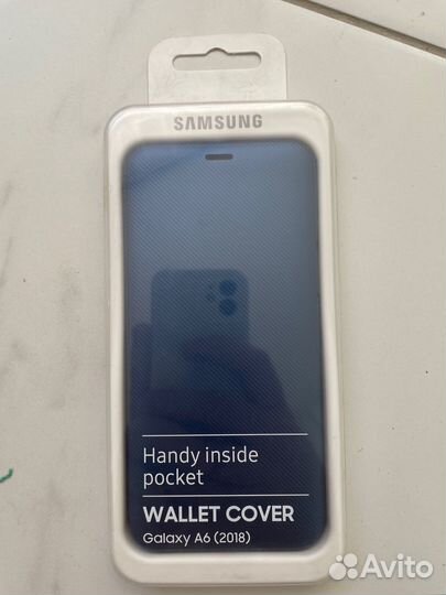 Оригинальный чехол книжка Samsung Galaxy A6