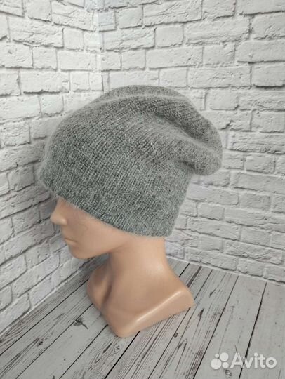 Шапки - бини двойные ангора