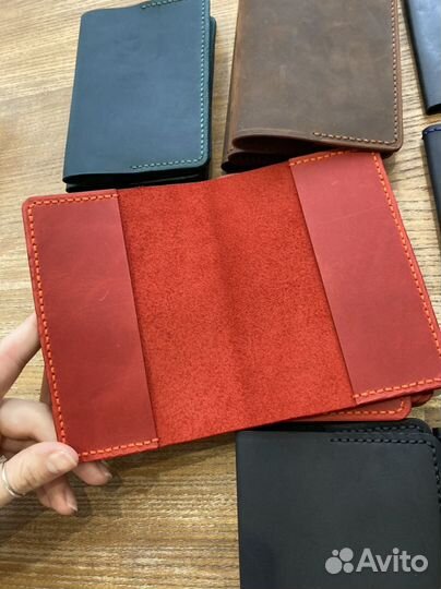 Обложка на паспорт натуральная кожа