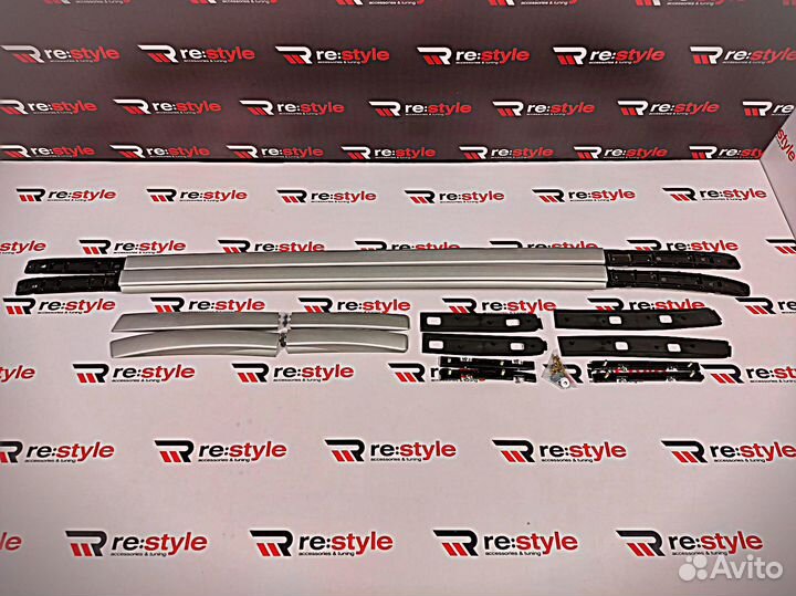 Рейлинги Mitsubishi Outlander с13г Серебро