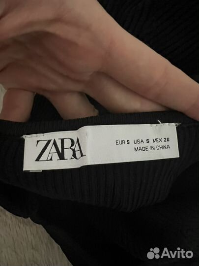 Трикотажный топ zara